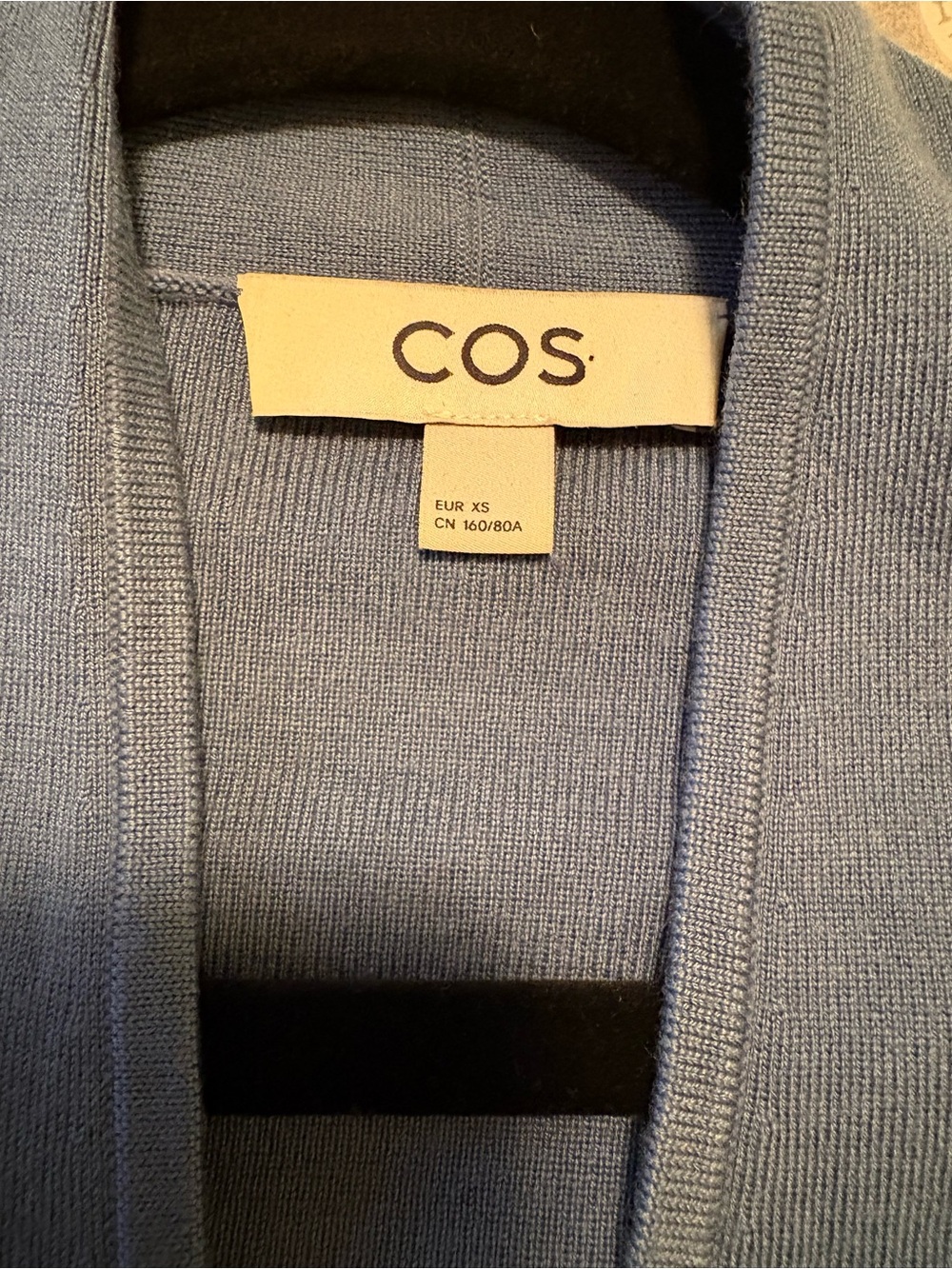COS Light Blue Button-Front Cardigan - Picture 2 of 4